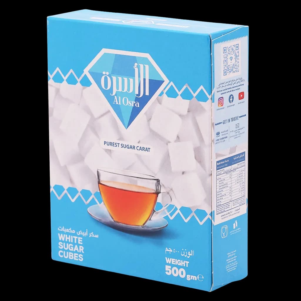 Al Osra White Sugar Cubes 500g