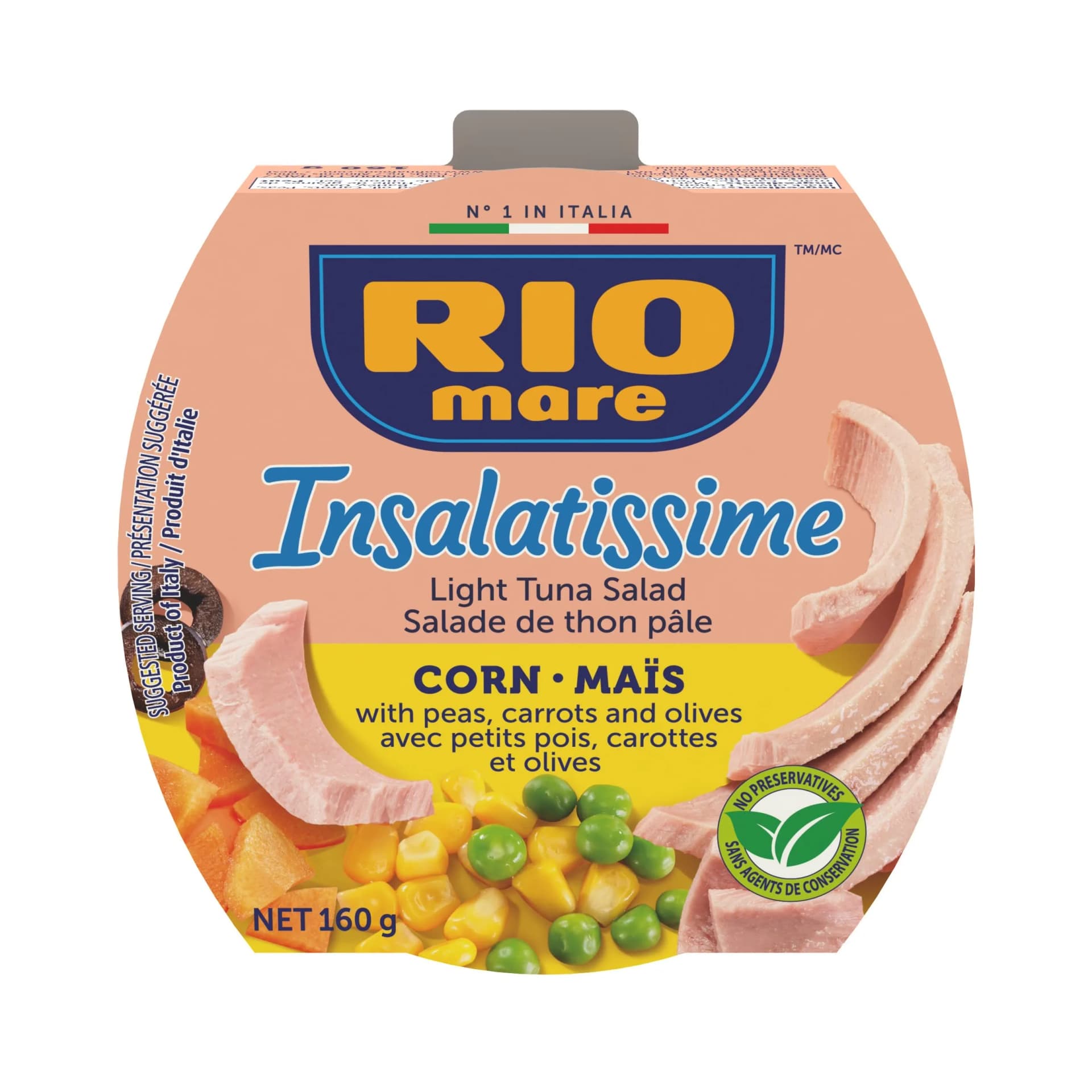 Rio Mare Tuna with Sweetcorn Mix 160g (Pack of 2)