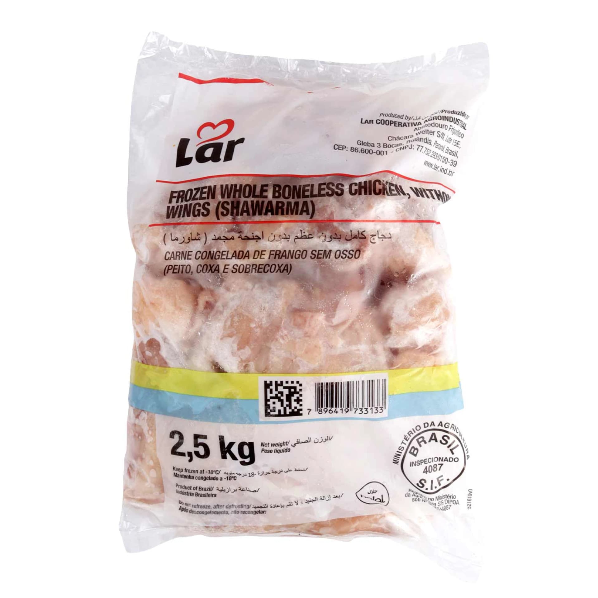 Lar Chicken Breasts 4 x 2.5kg