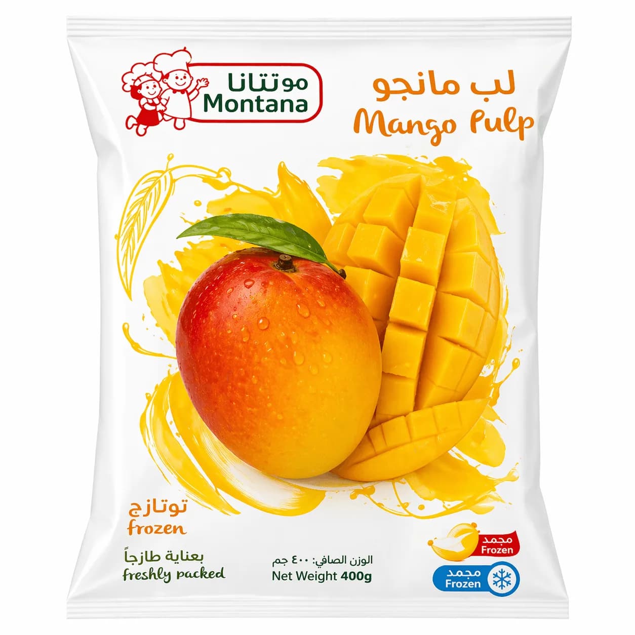 Montana Frozen Mango Pulp 16 x 1kg