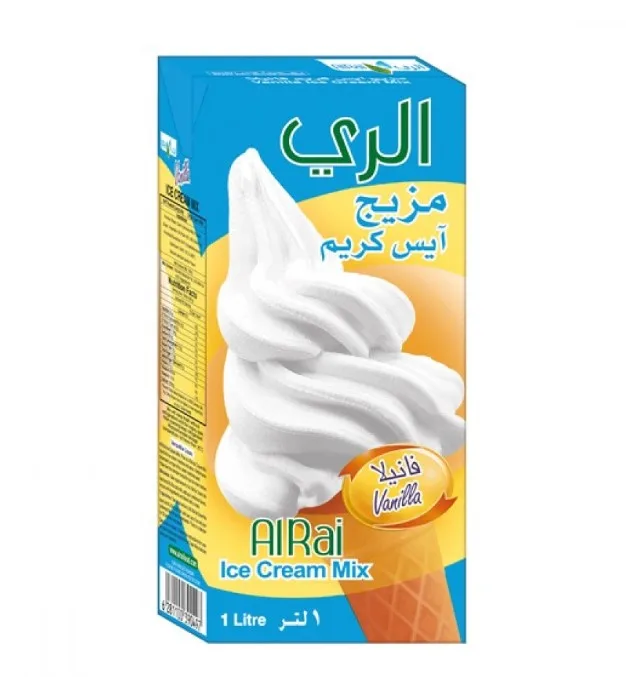 Ice Cream Mix, Vanilla (White) 1L - Carton of 12